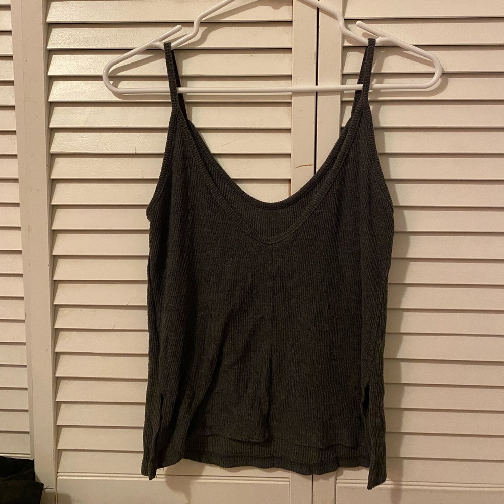 Brandy Melville grey tank top.